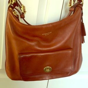 Coach Cognac Purse/Satchel